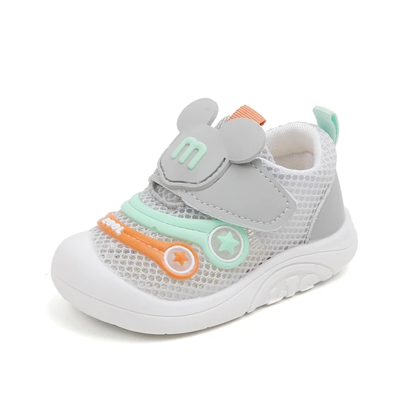 Unisex Yazlık Fileli Çocuk Yürüyüş Ayakkabısı (Pembe)