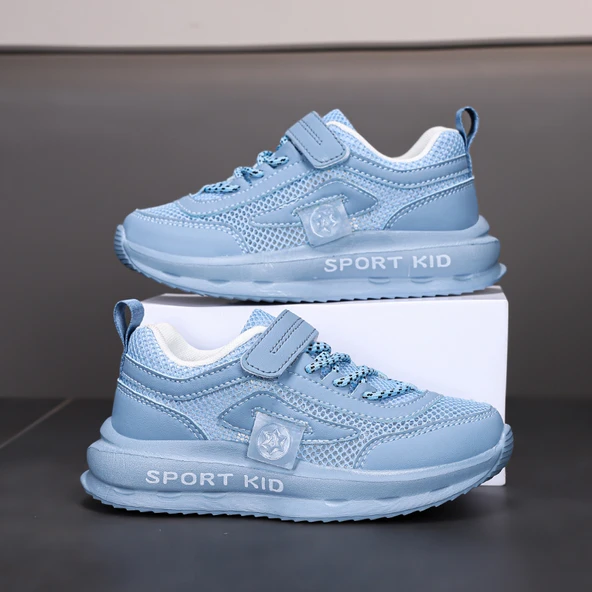 Unisex Çocuk Spor Ayakkabı (Mavi)