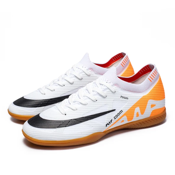 Unisex Futbol Ayakkabısı (Beyaz - Gül Kırmızısı-6) - 10