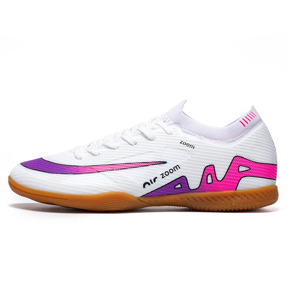 Unisex Futbol Ayakkabısı (Beyaz - Turuncu) - 5