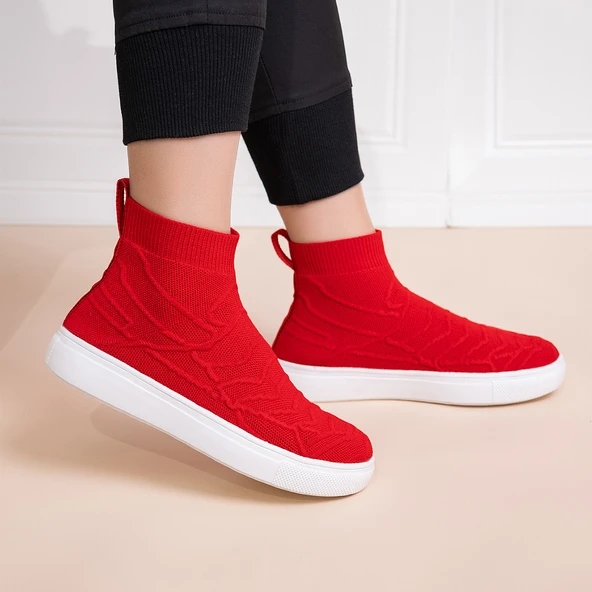 Unisex Günlük Spor Ayakkabı (Kırmızı)