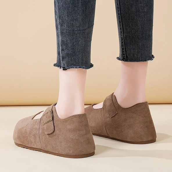 Kadın Platform Loafer Ayakkabı (Sarı-1) - 5