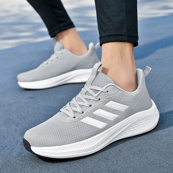 Unisex Karbon Tabanlı Spor Ayakkabı (Gri)