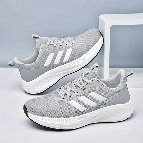 Unisex Karbon Tabanlı Spor Ayakkabı (Siyah - Altın) - 4