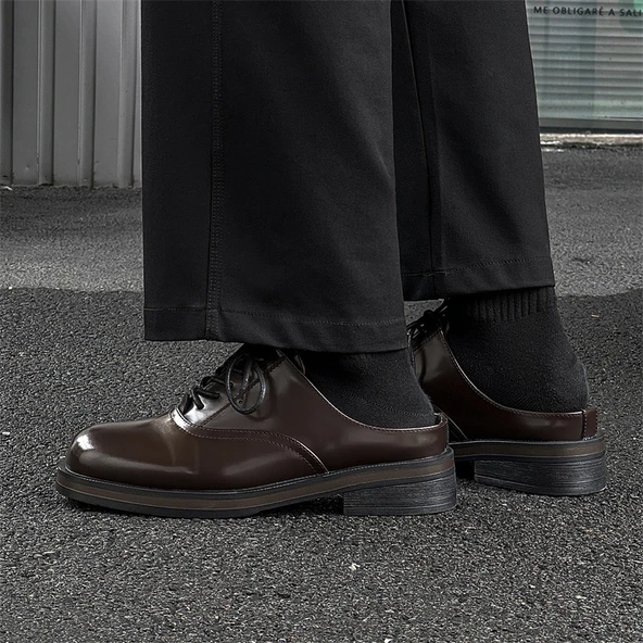 Erkek Deri Loafer Ayakkabı (Siyah) - Resim 2