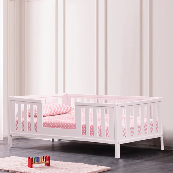 Montessori Karyola, Berlin Mdf Montessori Yatak - Pembe