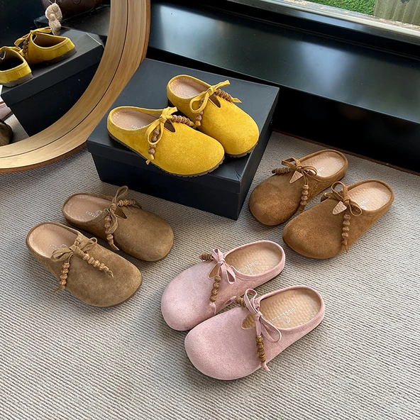 Kadın Mary Jane Platform Ayakkabı (Deve Tüyü-3) - Resim 2