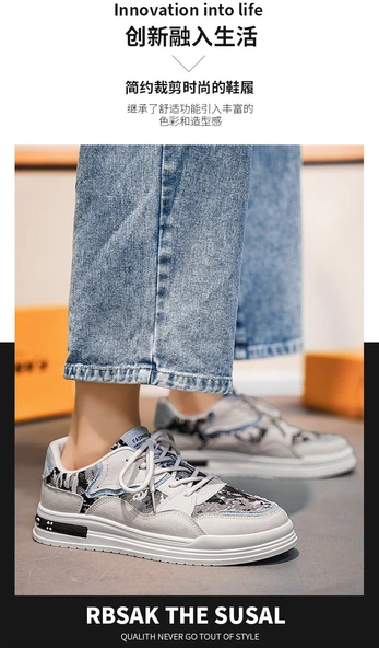 Erkek Kanvas Ayakkabı (Kot Mavisi) - Resim 11