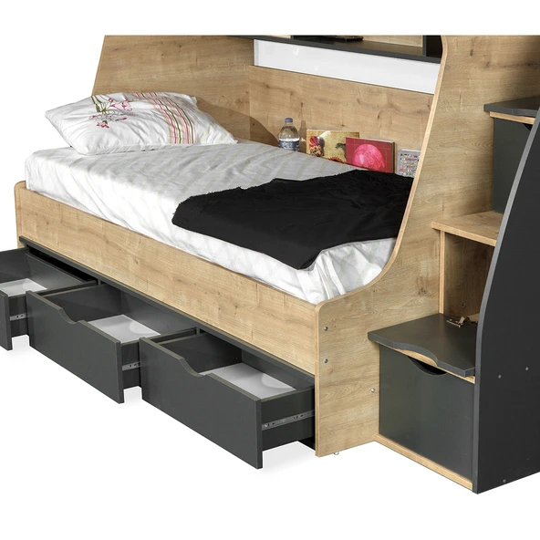 Çocuk Odası - Truva Ranza 3 Kapılı Dolap - 5