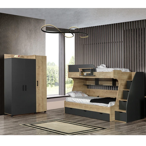 Çocuk Odası - Truva Ranza 3 Kapılı Dolap