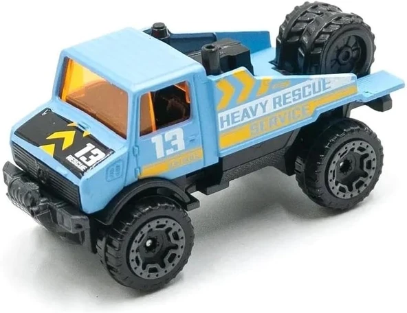 Hot Wheels Mercedes-Benz Unimog 1300L Hw Haulers 4/5 (61/250) Hkj99 Short Card Mattel 2023 + Blister - Resim 2