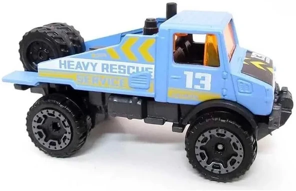 Hot Wheels Mercedes-Benz Unimog 1300L Hw Haulers 4/5 (61/250) Hkj99 Short Card Mattel 2023 + Blister ürün görseli 1