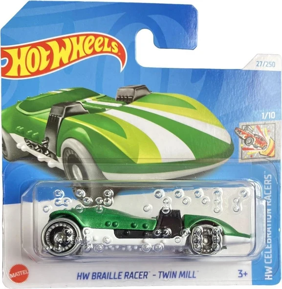 Hot Wheels Tekli Arabalar Hw Braille Racer-Twin Mill Htc99 ürün görseli 1