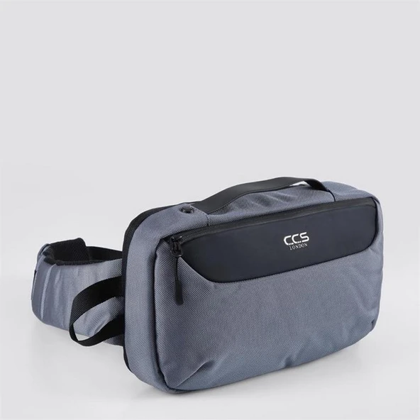 Ççs 31407 Tek Omuz Askılı Sırt ve Göğüs Çantası Gri - Resim 4