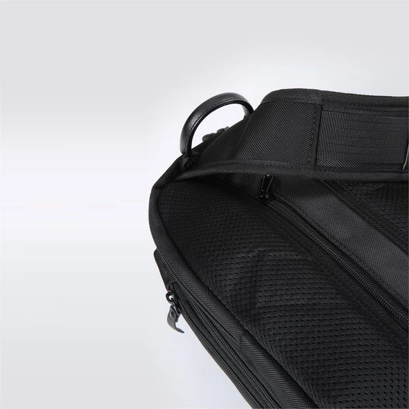 Ççs 51461 Tek Omuz Askılı Sırt ve Göğüs Çantası Siyah - Resim 7