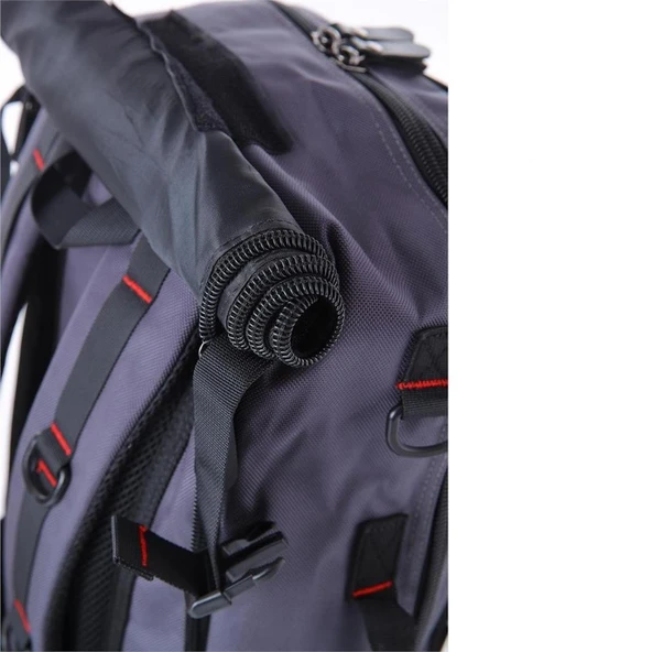 ÇÇS 51490 Fonksiyonel Seyahat Sırt Çantası Gri - Resim 3