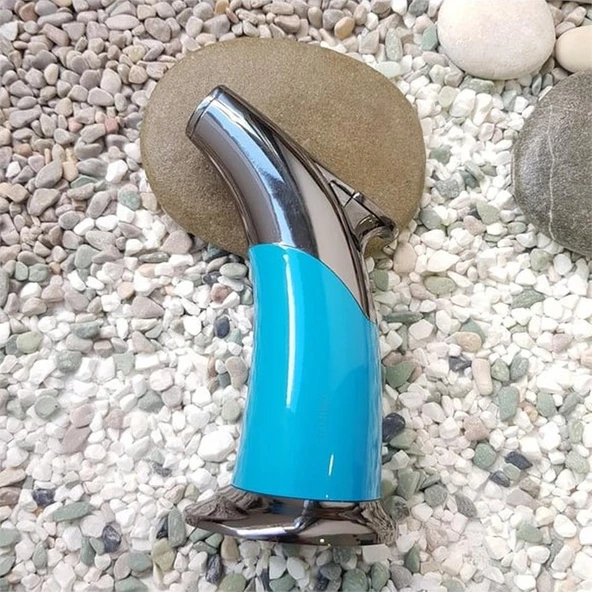 Colibri Çakmak Pürmüz Puro Çakmağı Mavi - 2