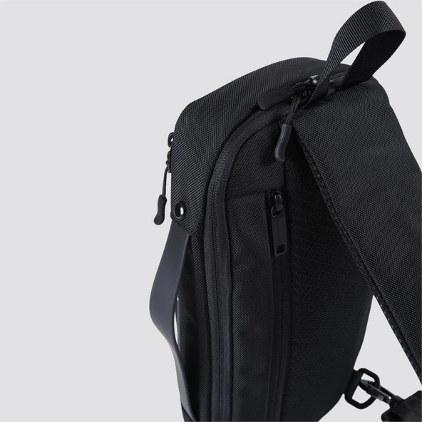 Ççs 31407 Tek Omuz Askılı Sırt ve Göğüs Çantası Siyah - Resim 8