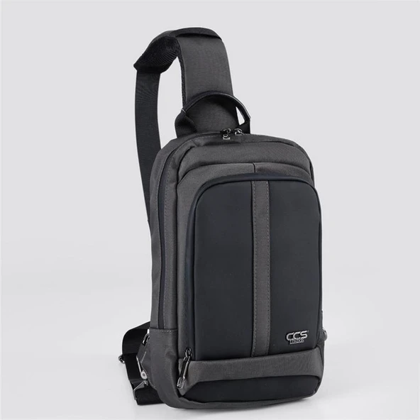 Ççs 51488 Tek Omuz Askılı Sırt ve Göğüs Çantası Gri ürün görseli