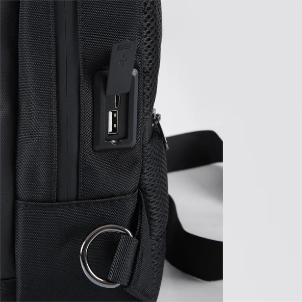 Ççs 51489 Omuz Askılı Bodybag Çapraz Çanta Siyah - 6