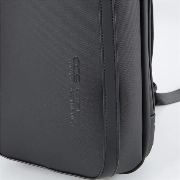 Ççs 51466 Tek Omuz Askılı Sırt ve Göğüs Çantası Siyah - Resim 6