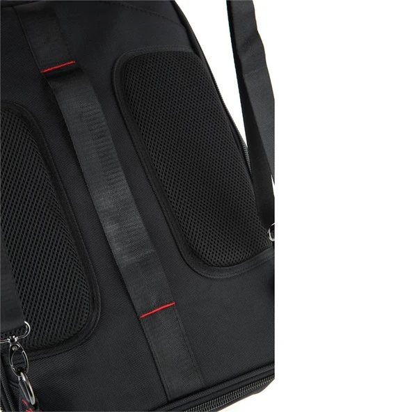 Ççs 51271 Şifreli Laptop ve Evrak Sırt ve Omuz Çantası Siyah - 8
