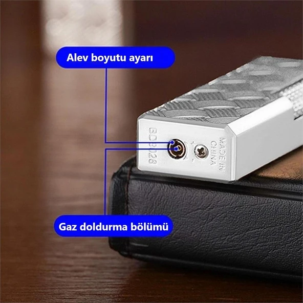 Parmida M1 Çarklı Mekanik Çakmak Gümüş - Resim 4