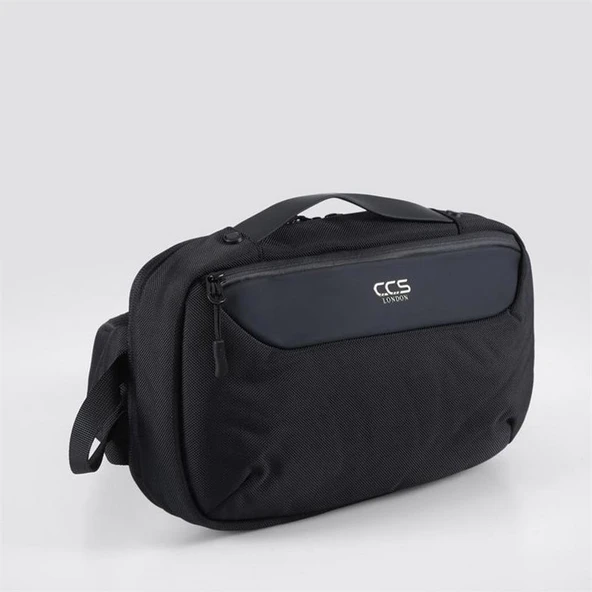 Ççs 31407 Tek Omuz Askılı Sırt ve Göğüs Çantası Siyah - Resim 2