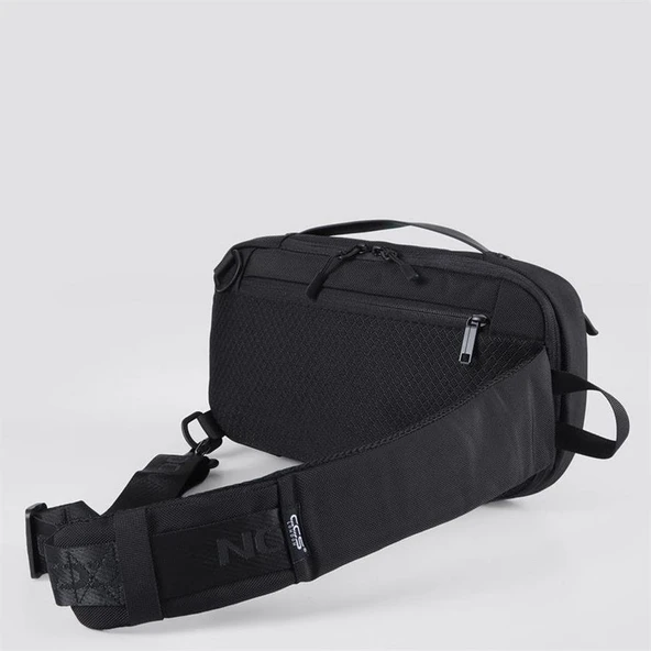 Ççs 31407 Tek Omuz Askılı Sırt ve Göğüs Çantası Siyah - Resim 6