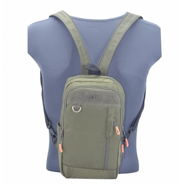 Ççs 71296 Usb Çapraz Omuz Çantası Yeşil - Resim 6