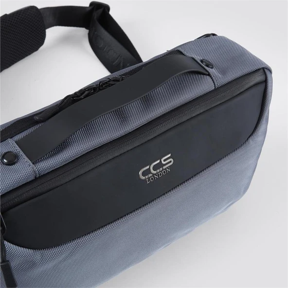 Ççs 31407 Tek Omuz Askılı Sırt ve Göğüs Çantası Gri - Resim 8