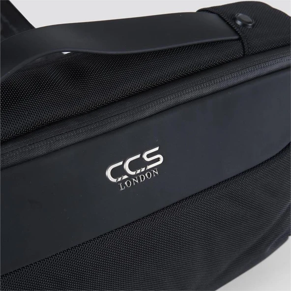 Ççs 31407 Tek Omuz Askılı Sırt ve Göğüs Çantası Siyah - Resim 9