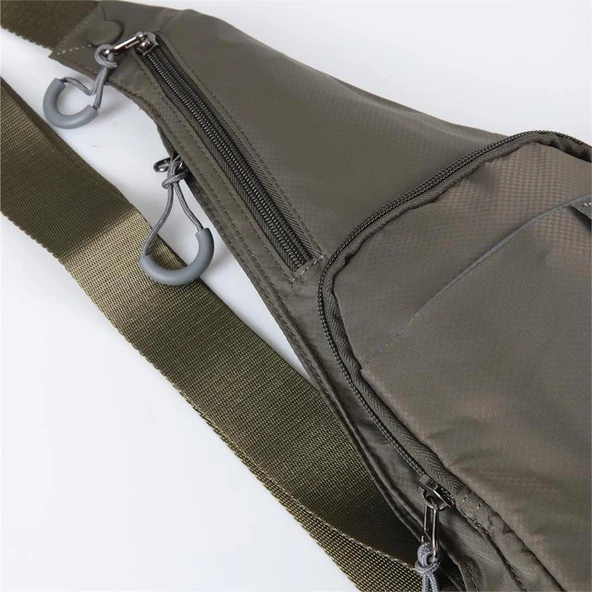 Ççs 31506 Omuz Askılı Bodybag Çapraz Çanta Yeşil - 6