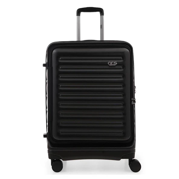 ÇÇS 5238 Lüx 3 Lü Valiz Seti Siyah - Resim 2