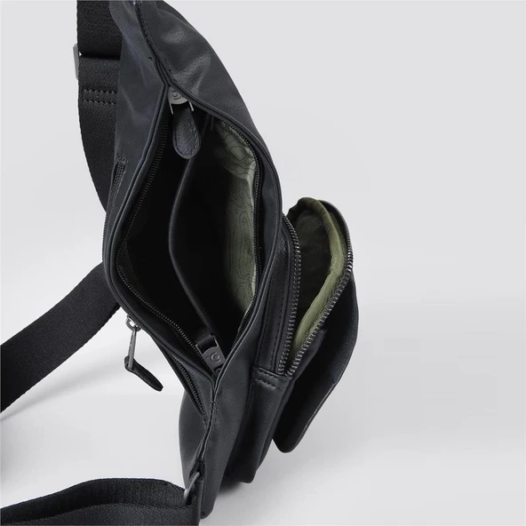 Discovery D03355 Çapraz Sırt ve Göğüs Çantası Siyah - Resim 6