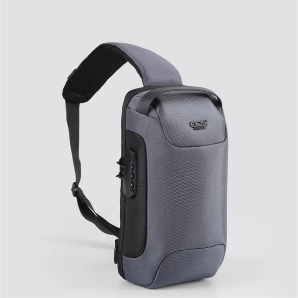 Ççs 51463 Tek Omuz Askılı Sırt ve Göğüs Çantası Gri ürün görseli