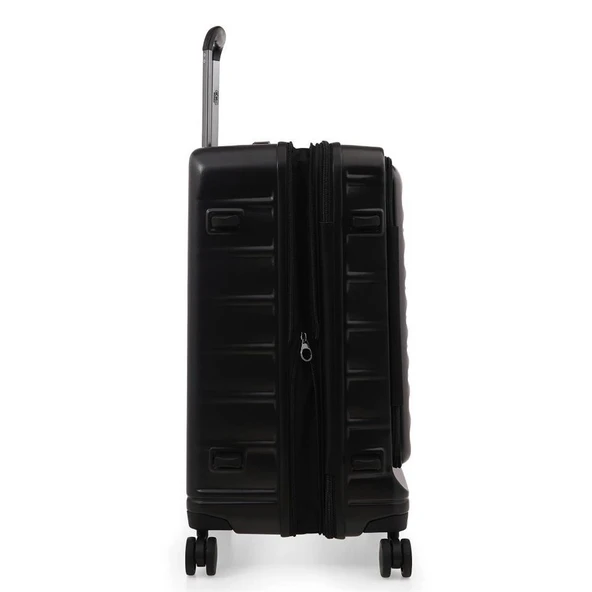 ÇÇS 5238 Lüx 3 Lü Valiz Seti Siyah - Resim 5