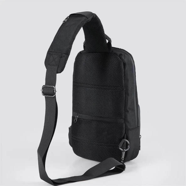 Ççs 51489 Omuz Askılı Bodybag Çapraz Çanta Siyah - 2