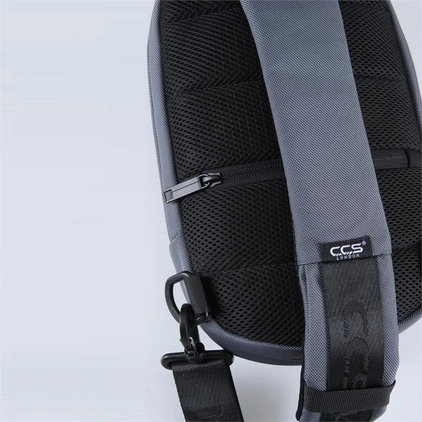 Ççs 31409 Tek Omuz Askılı Sırt ve Göğüs Çantası Gri - Resim 5