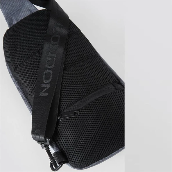 Ççs 31410 Tek Omuz Askılı Sırt ve Göğüs Çantası Gri - Resim 4