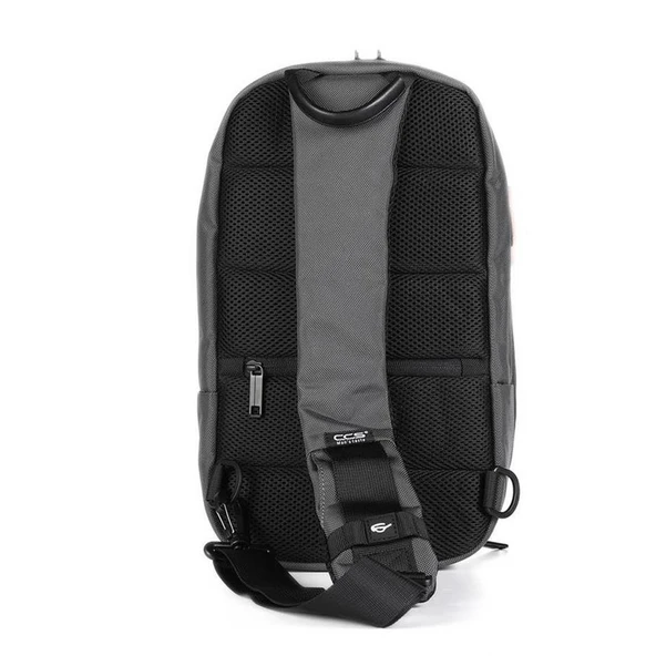 ÇÇS 31300 Usb Çıkışlı Çapraz Sırt ve Göğüs Çantası Gri - Resim 2