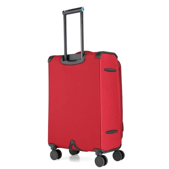 Verage GM21002W Kumaş Valiz Kabin Boy Kırmızı - Resim 5