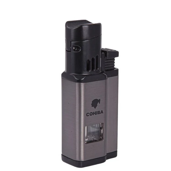Cohiba CCM0436G 3 Jet Torch Puro Çakmağı Gri - Resim 2