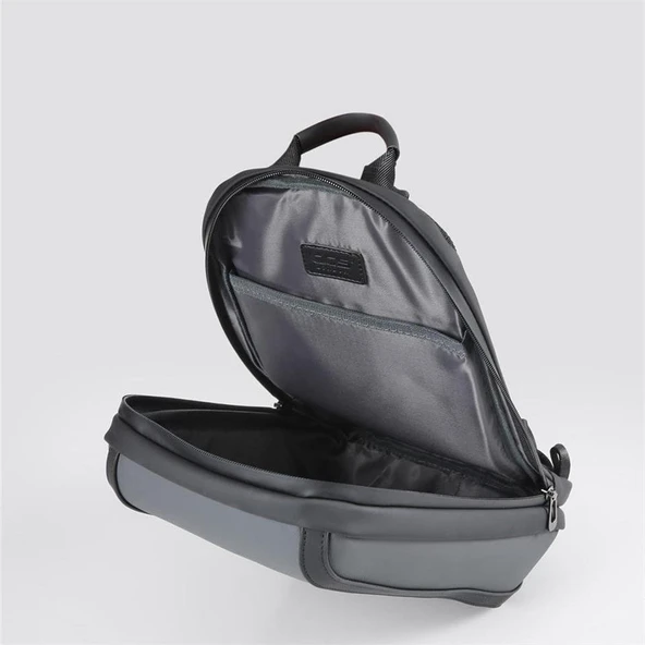 Ççs 51466 Tek Omuz Askılı Sırt ve Göğüs Çantası Gri - Resim 2