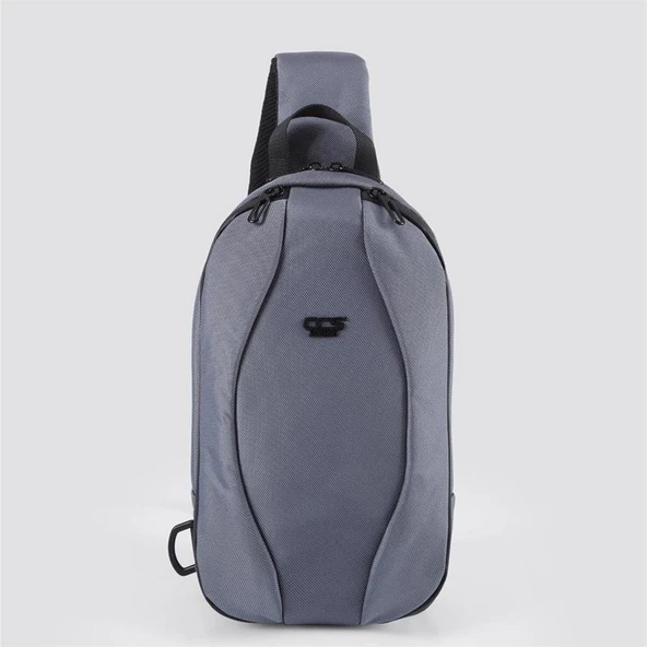 Ççs 31409 Tek Omuz Askılı Sırt ve Göğüs Çantası Gri - Resim 2