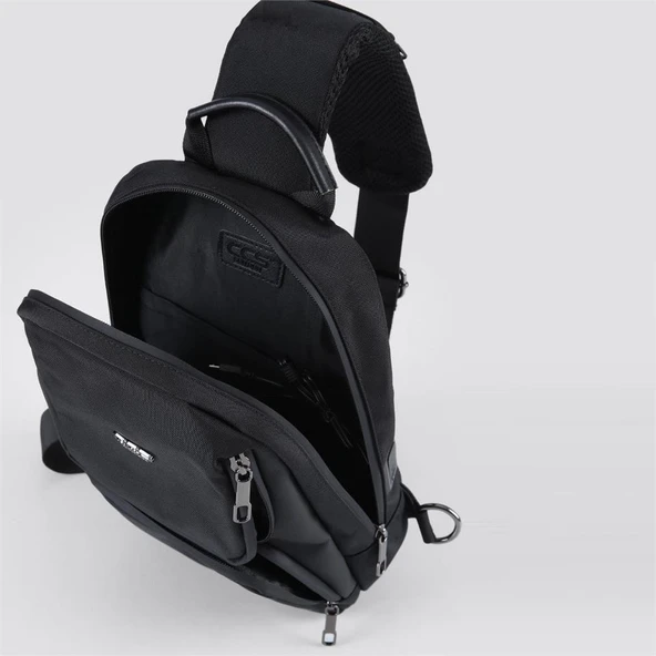 Ççs 51489 Omuz Askılı Bodybag Çapraz Çanta Siyah - 4
