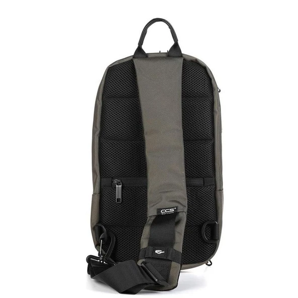 ÇÇS 31300 Usb Çıkışlı Çapraz Sırt ve Göğüs Çantası Yeşil - Resim 4