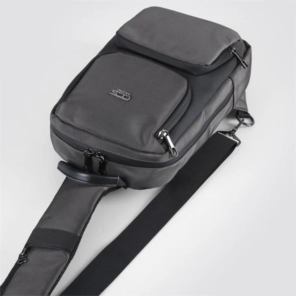 Ççs 51489 Omuz Askılı Bodybag Çapraz Çanta Gri - 6