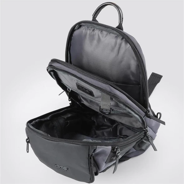 Ççs 51461 Tek Omuz Askılı Sırt ve Göğüs Çantası Gri - Resim 2