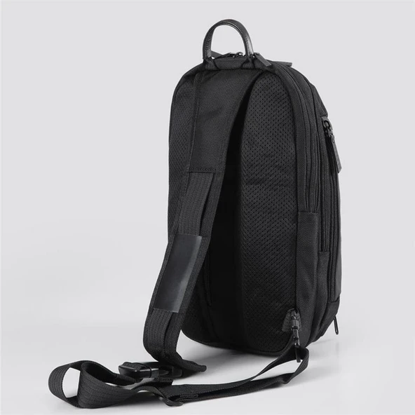 Ççs 51461 Tek Omuz Askılı Sırt ve Göğüs Çantası Siyah - Resim 2